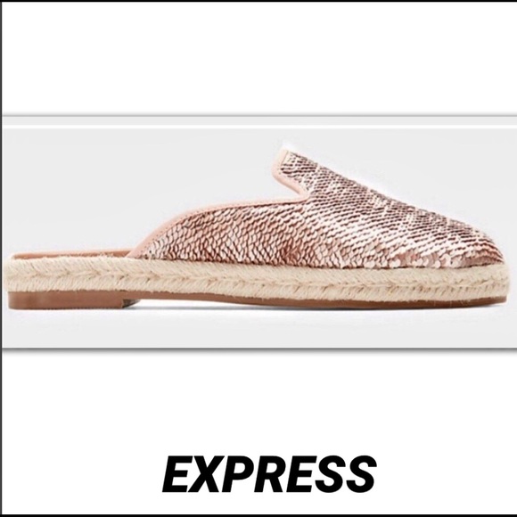 EXPRESS• PINK MERMAID SEQUIN SLIDE - Picture 4 of 6